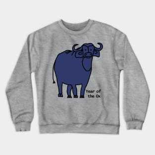 Year of the Ox Blue Crewneck Sweatshirt